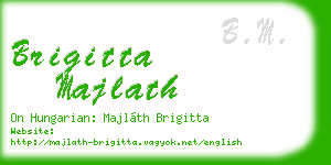 brigitta majlath business card